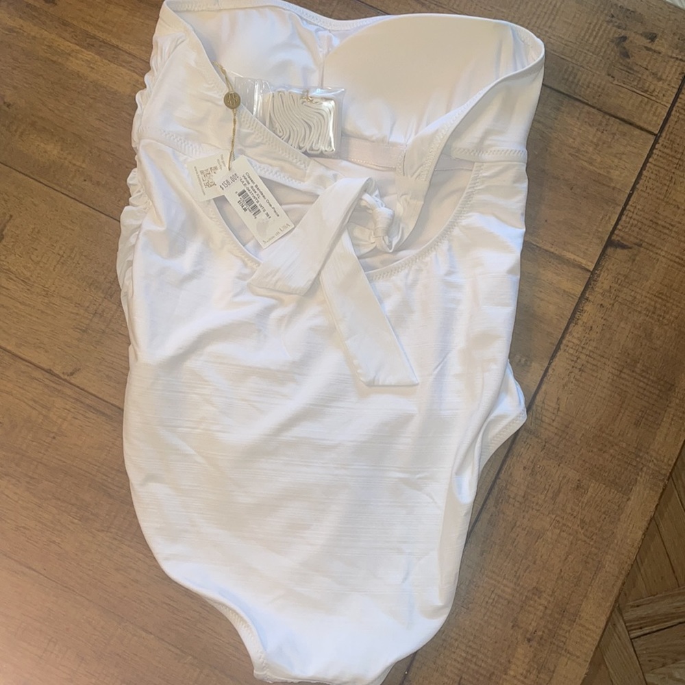Helen Jon White 1 pc Elegant Swimsuit NWT sz XL - Picture 6 of 10
